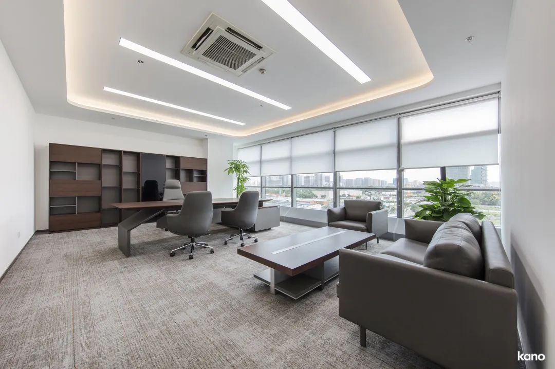 禾迈股份办公家具工程案例之总裁办公室家具