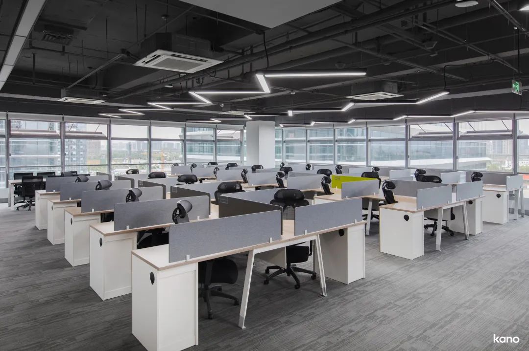 禾迈股份办公家具工程案例之员工工位