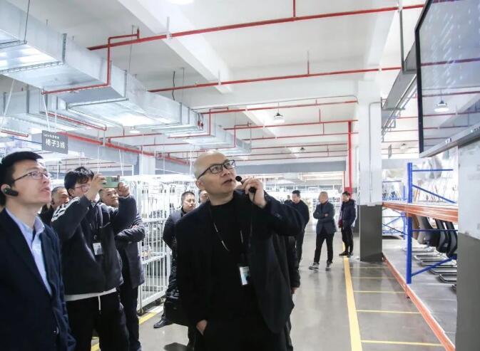 家具同行赴科尔卡诺智慧工厂参观,共同探讨精益管理经验